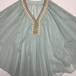 Nordstrom Willow&Clay Women's Green Cape Style Med